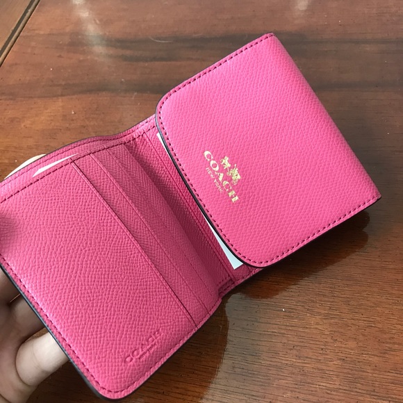 Coach Small Wallet Signature PVC and Leather Khaki - Picture 3 of 5